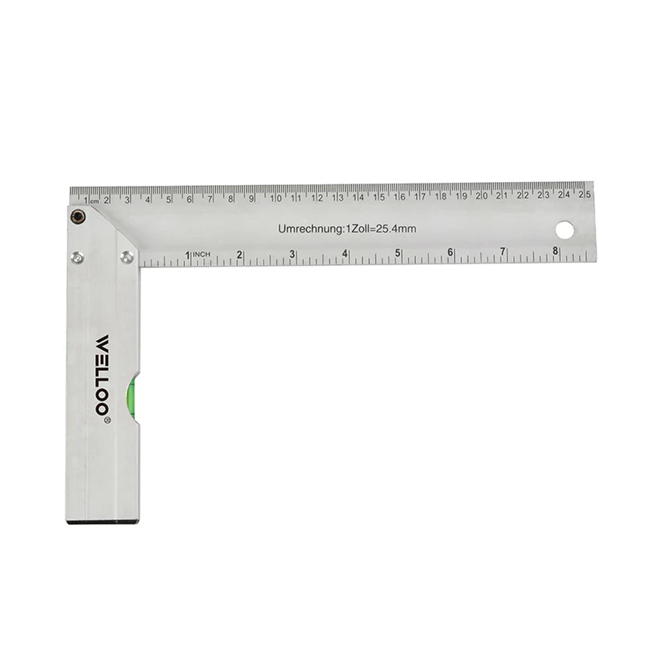 Welloo Aluminum Try Square 10"/25Cm AlR6125 & 16"/40Cm AIR6140