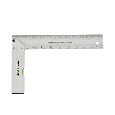 Welloo Aluminum Try Square 10"/25Cm AlR6125 & 16"/40Cm AIR6140