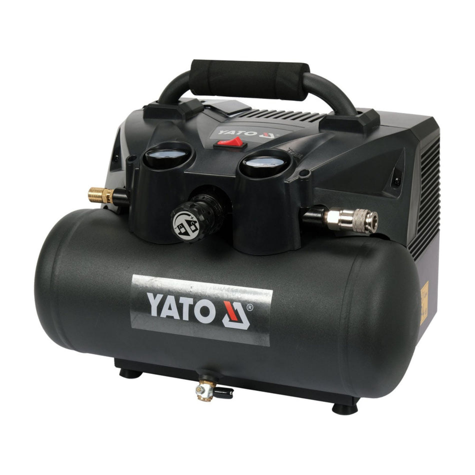Yato air compressor on a white background