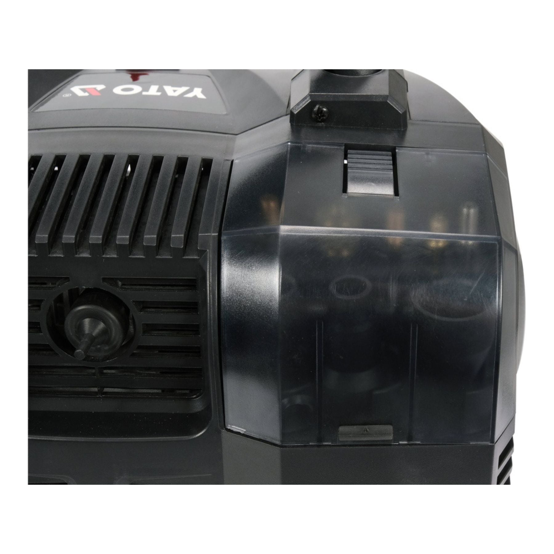 Black generator with Yato branding on a white background