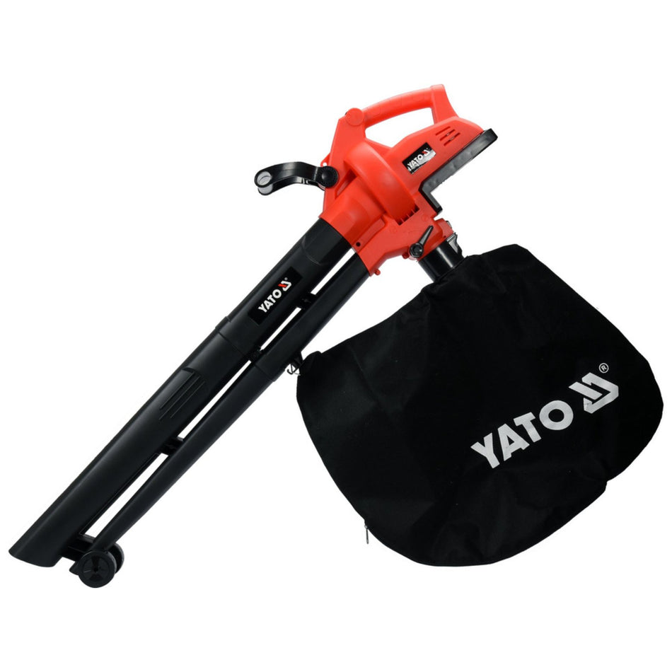 YATO 18V Cordless Leaf and Vacuum Blower YT-85175 bare tool for leaf collection, garden cleanup, and outdoor maintenance applications.