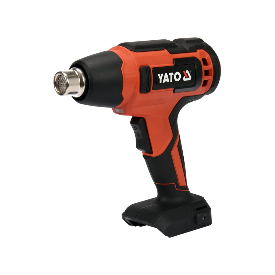 Yato heat gun on a white background
