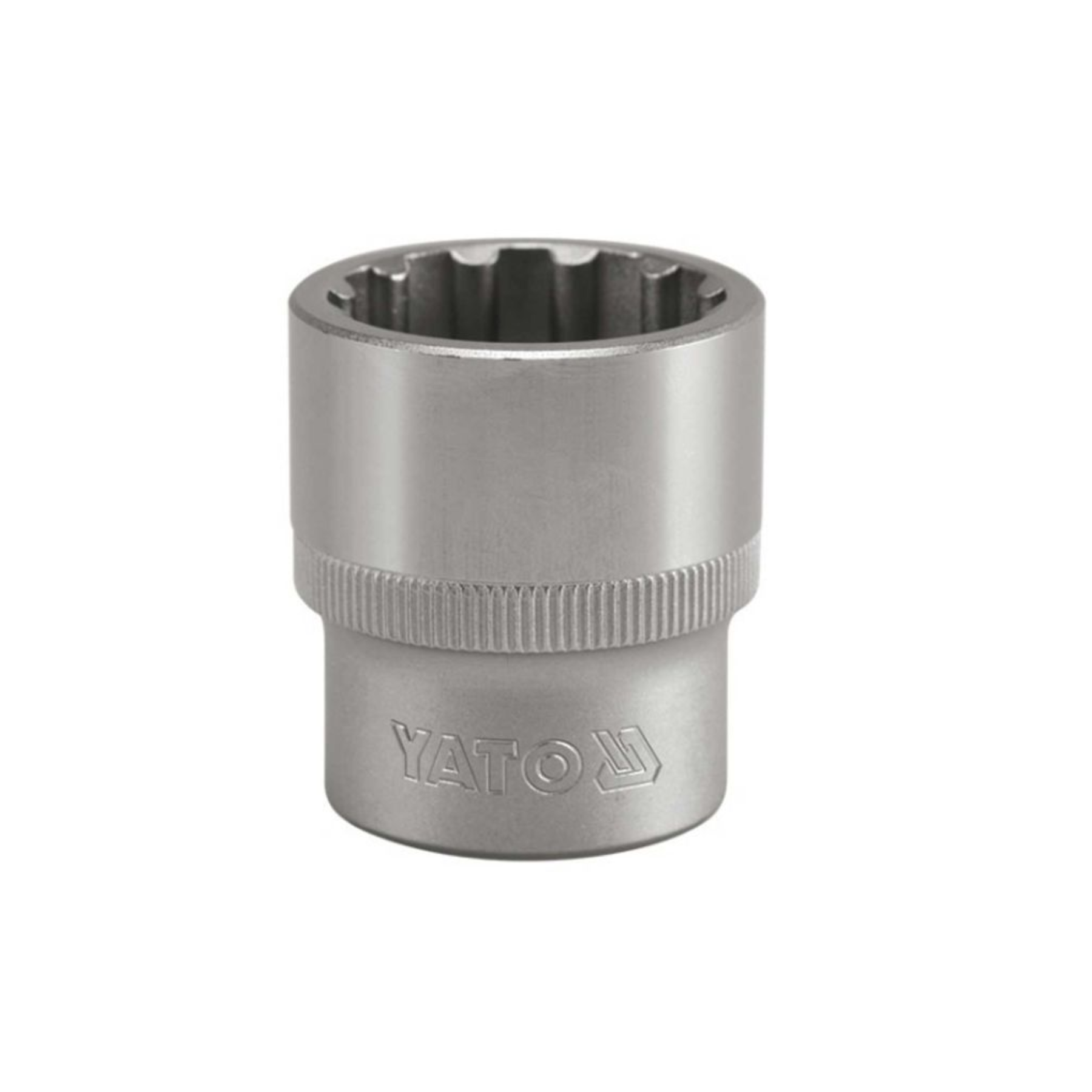 YATO 1/2 inch Spline Socket for automotive repair, industrial maintenance, mechanical assembly, and professional workshop fastening applications.