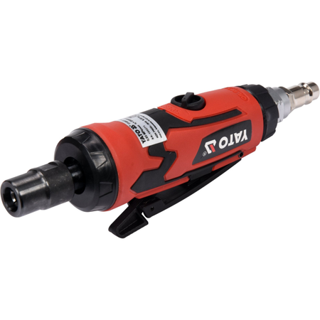 Red and black Yato pneumatic tool on a white background