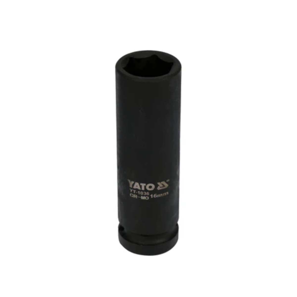 Black Yato tool socket on a white background