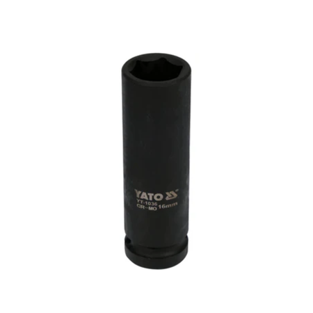 Black Yato tool socket on a white background