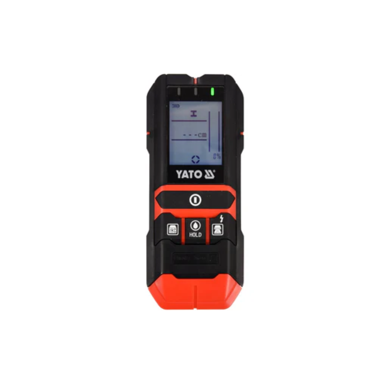 Yato laser measure device on a white background