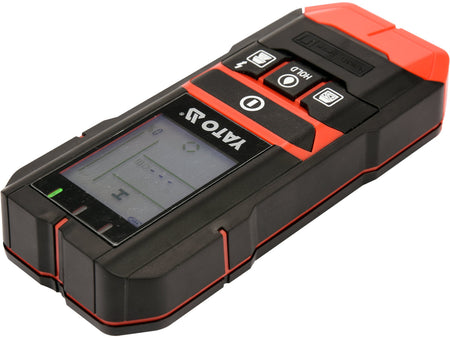 YATO laser measure device on a white background