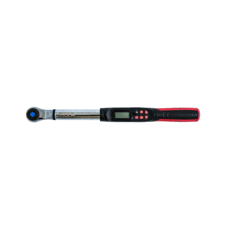 Digital torque wrench on a white background