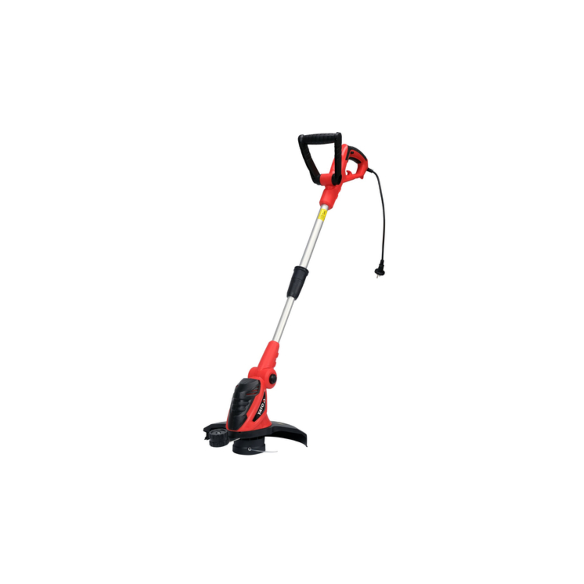 YATO Electric Grass Trimmer 550W YT-85234B for lawn maintenance, grass trimming, and garden edge cutting applications.