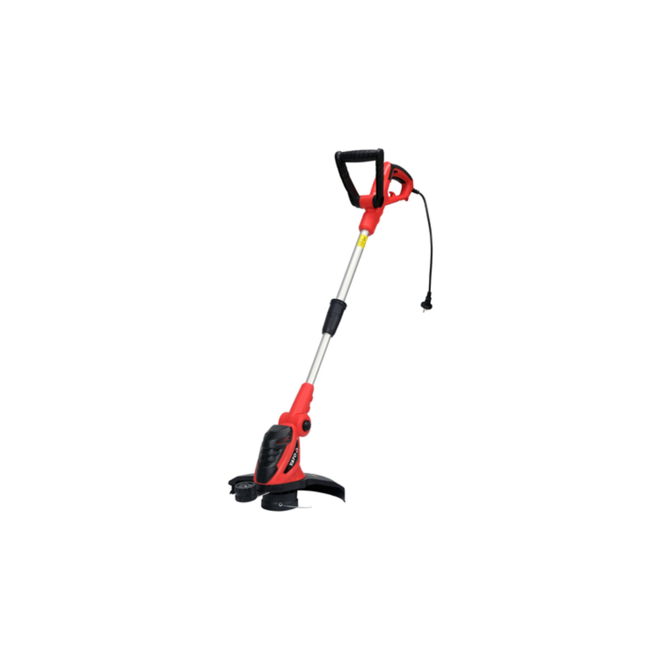 YATO Electric Grass Trimmer 550W YT-85234B for lawn maintenance, grass trimming, and garden edge cutting applications.