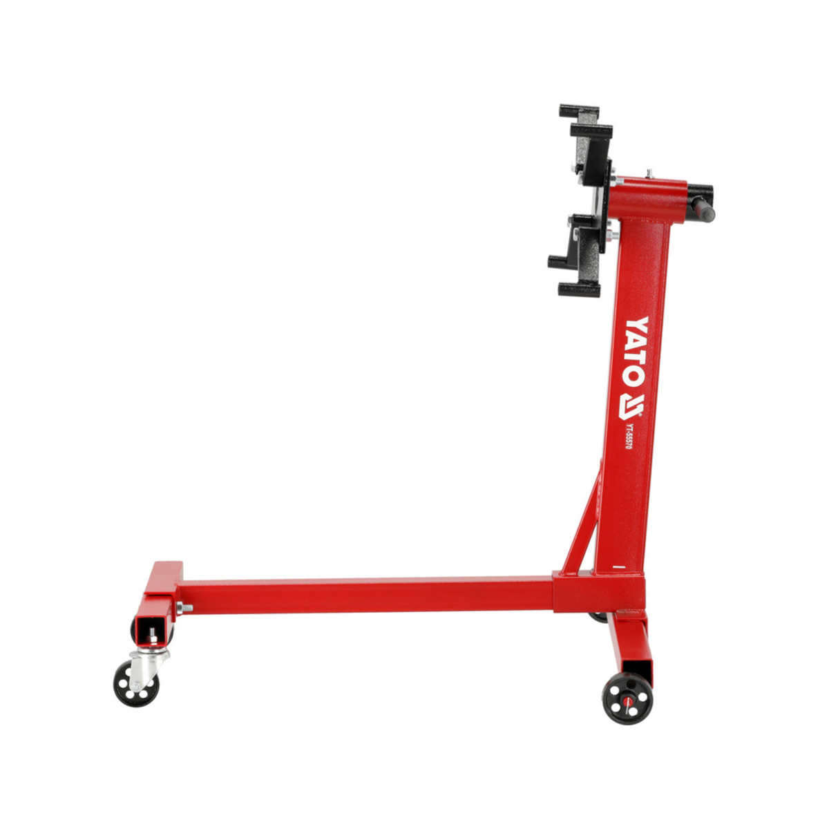 Red Yato tool stand on a white background