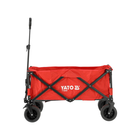 Red Yato folding cart on a white background