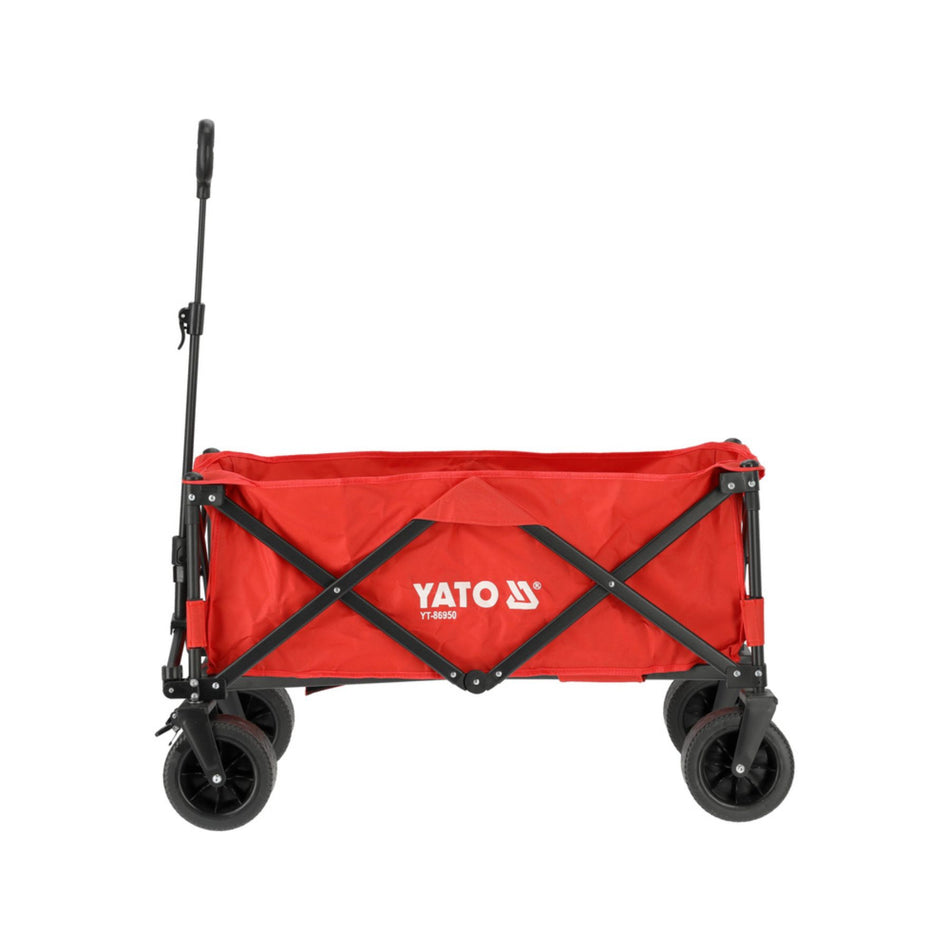 Red Yato folding cart on a white background