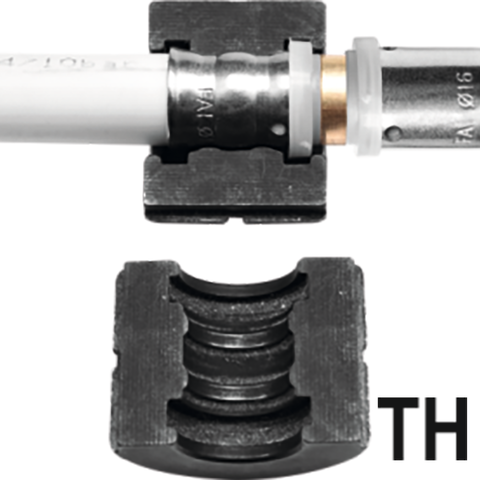 Close-up of a welding torch with a white cable and black nozzle on a white background.
