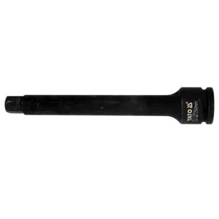 Black tool bit with brand logo on a white background
