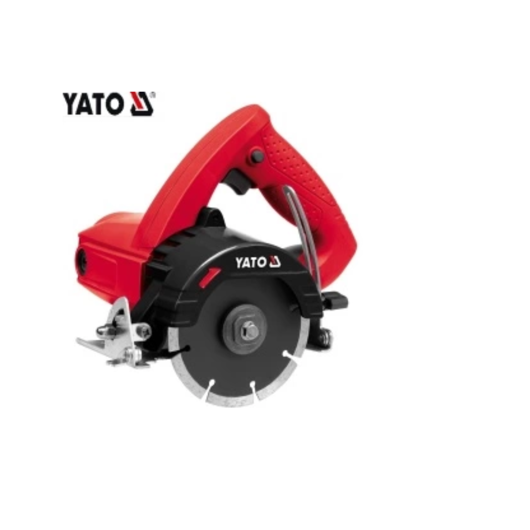 Red circular saw with YATO branding on a white background
