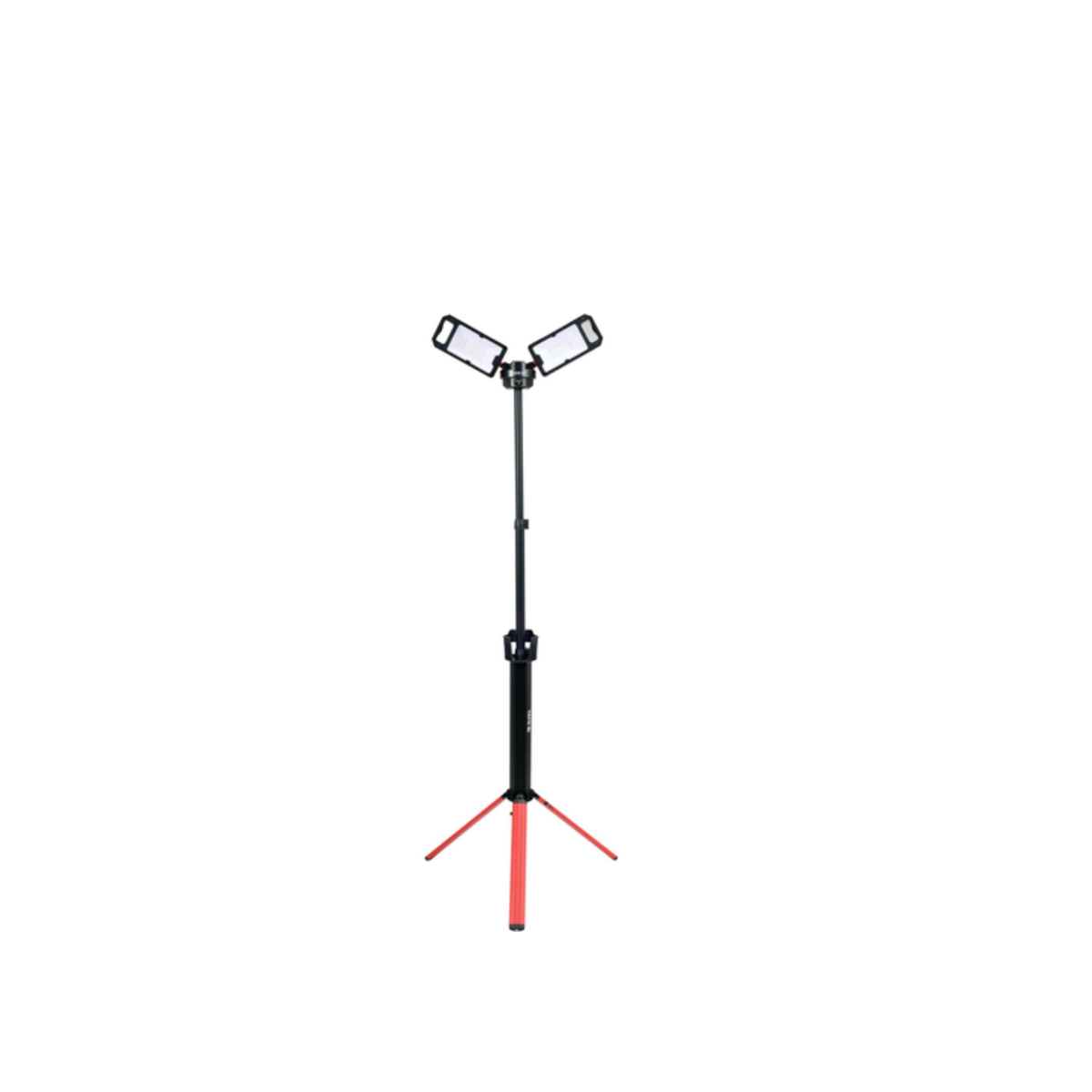 Light stand with two lights on a white background