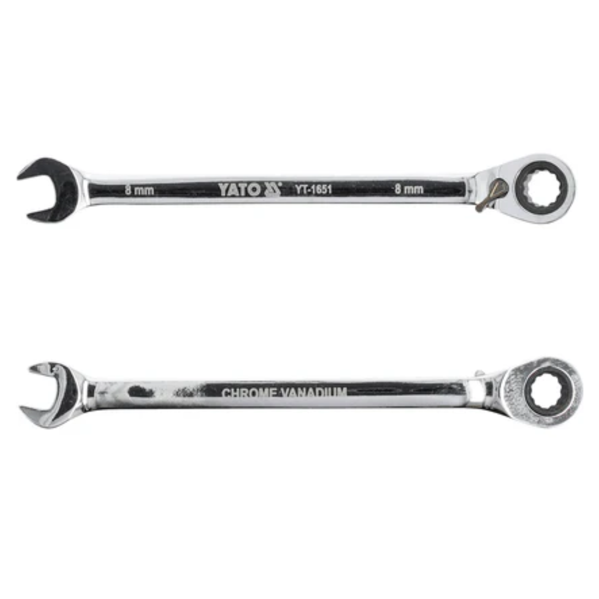 Two YATO wrenches on a white background
