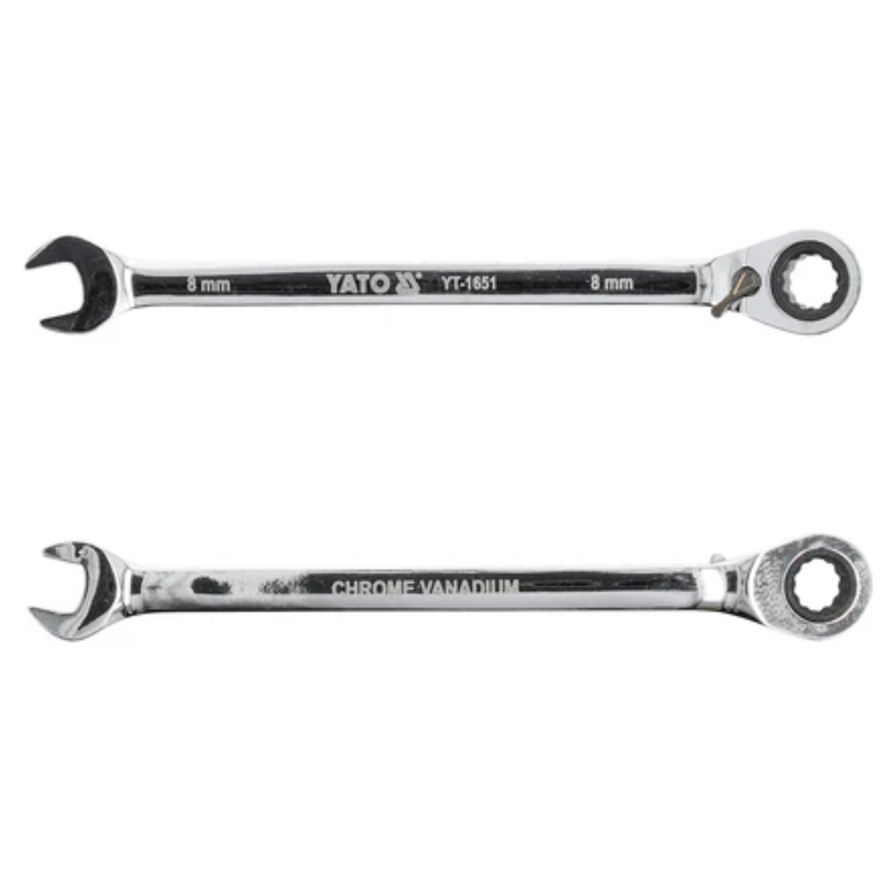 Two YATO wrenches on a white background