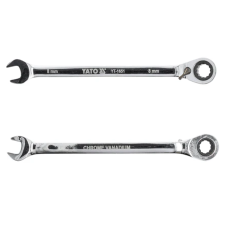 Two YATO wrenches on a white background