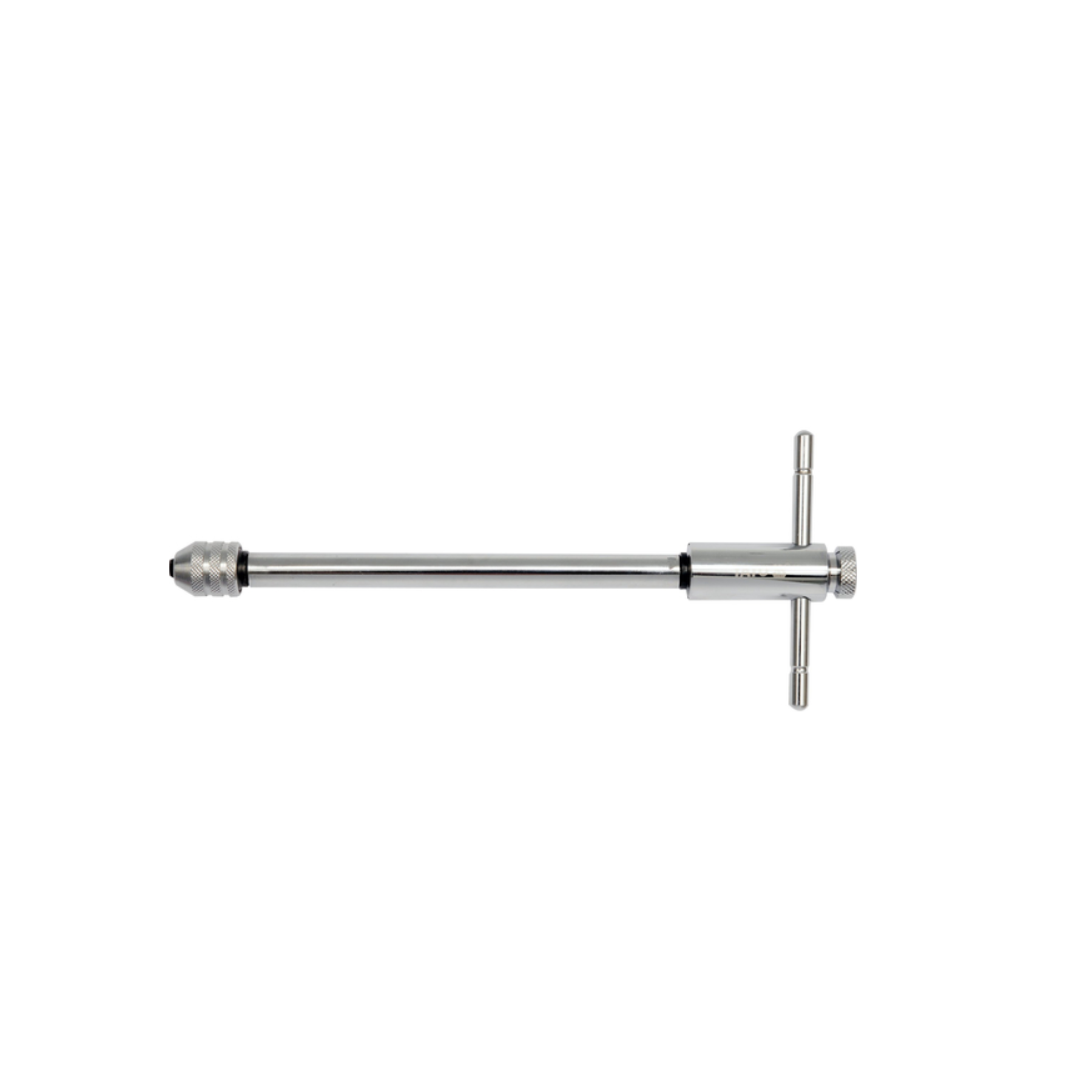 Metal tool with cylindrical shaft and hexagonal head on a white background