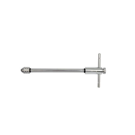Metal tool with cylindrical shaft and hexagonal head on a white background