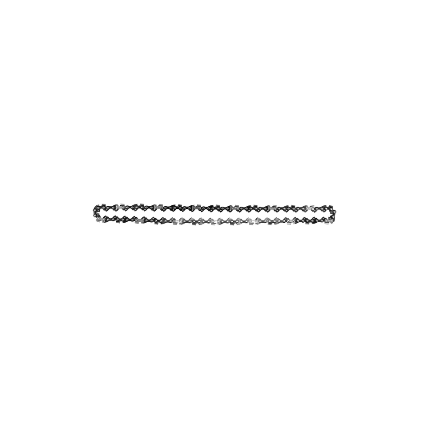 Saw chain on a white background