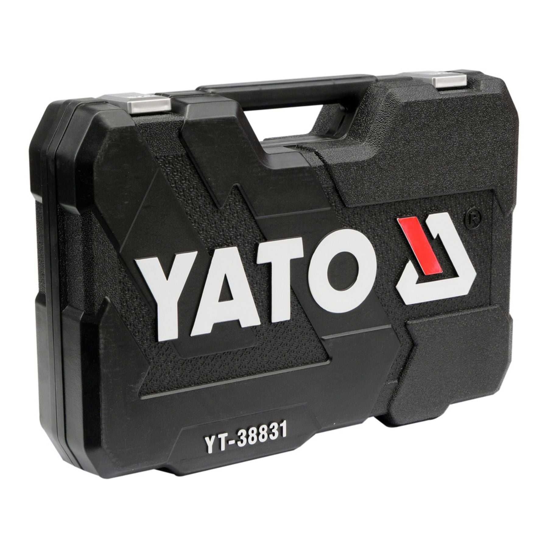 Black tool case with Yato branding on a white background