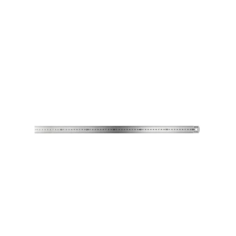 Long, thin metallic object on a white background