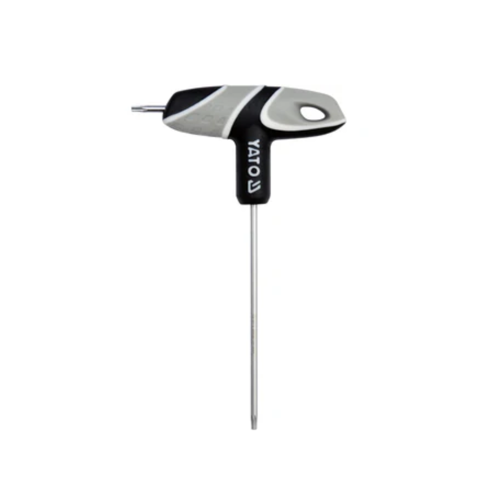 Yato screwdriver on a white background