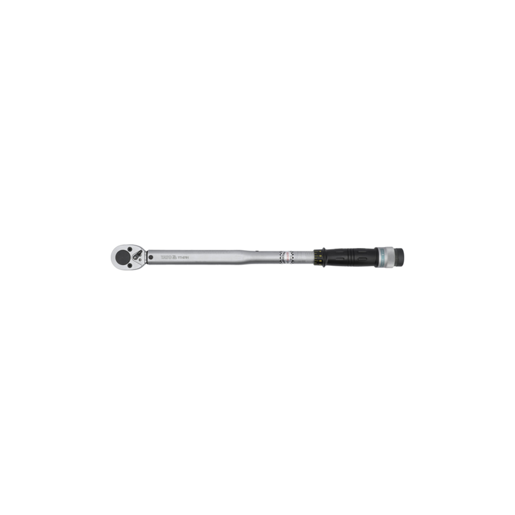 YATO Torque Wrench 1/2 inch 40-210Nm YT-0761 with click-type mechanism and alloy steel construction for wheel tightening, engine repairs