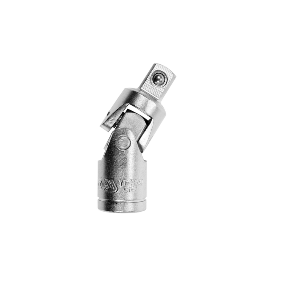 YATO Universal Joint made from Chrome Vanadium steel for flexible socket access in automotive repairs, industrial maintenance, mechanical assembly, and professional workshop applications.