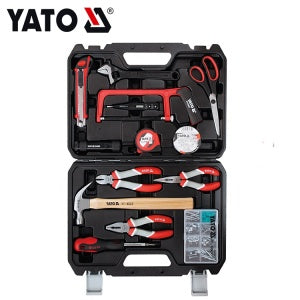 Yato tool set in a black case on a white background