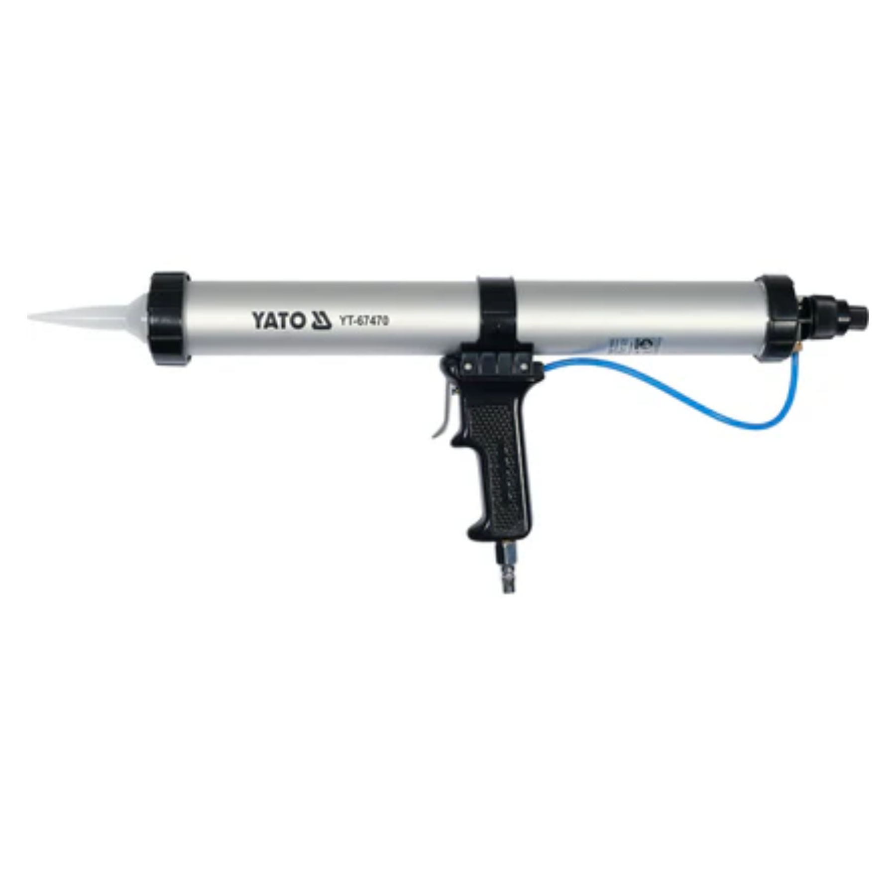 Yato caulking gun on a white background