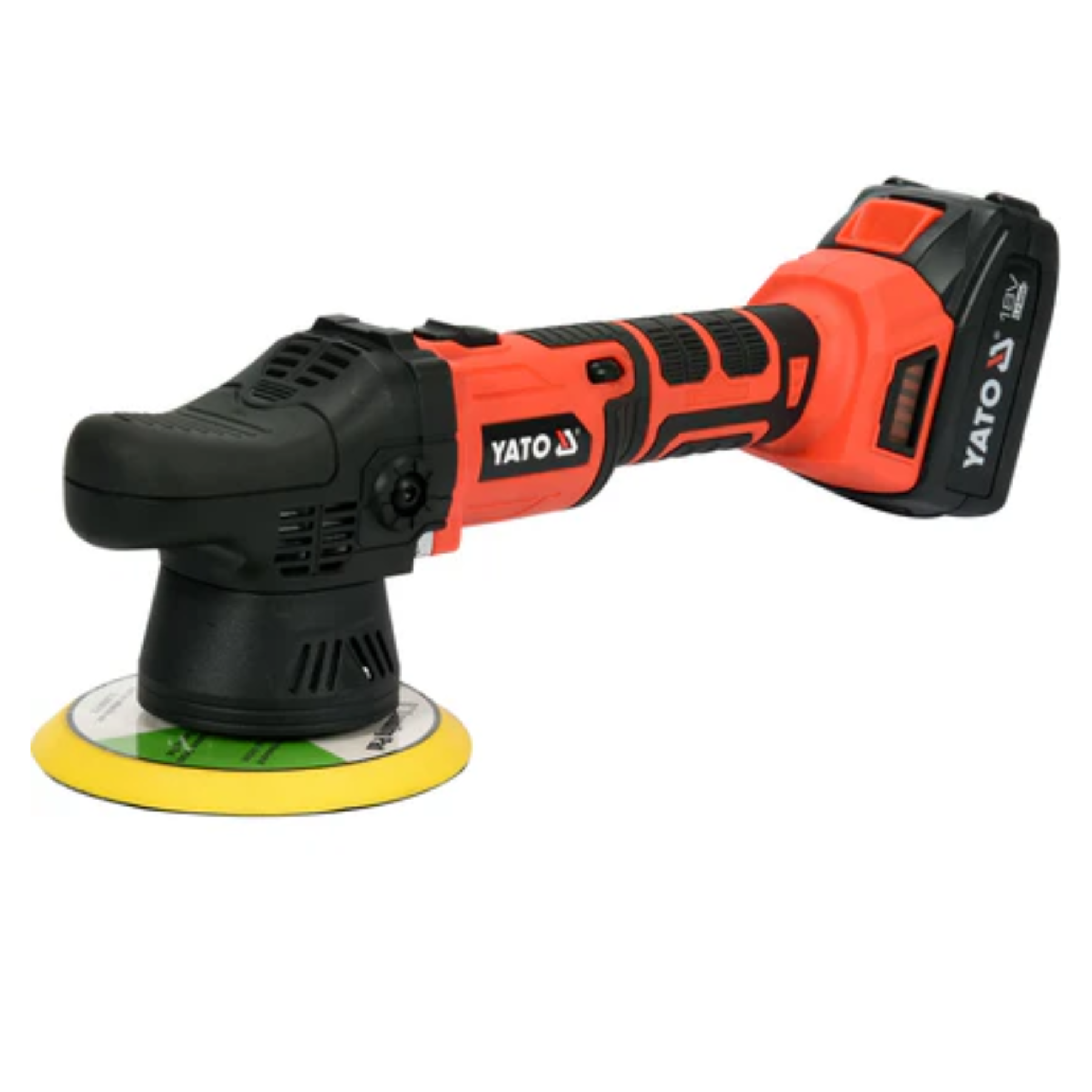 Yato power sander on a white background