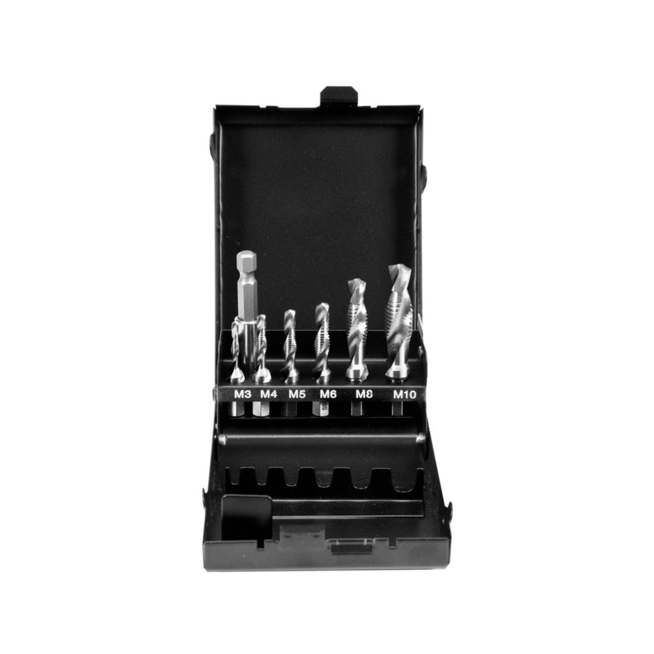 Yato Combined Drill Taps M3 M10 7pcs Set Hex YT-44849