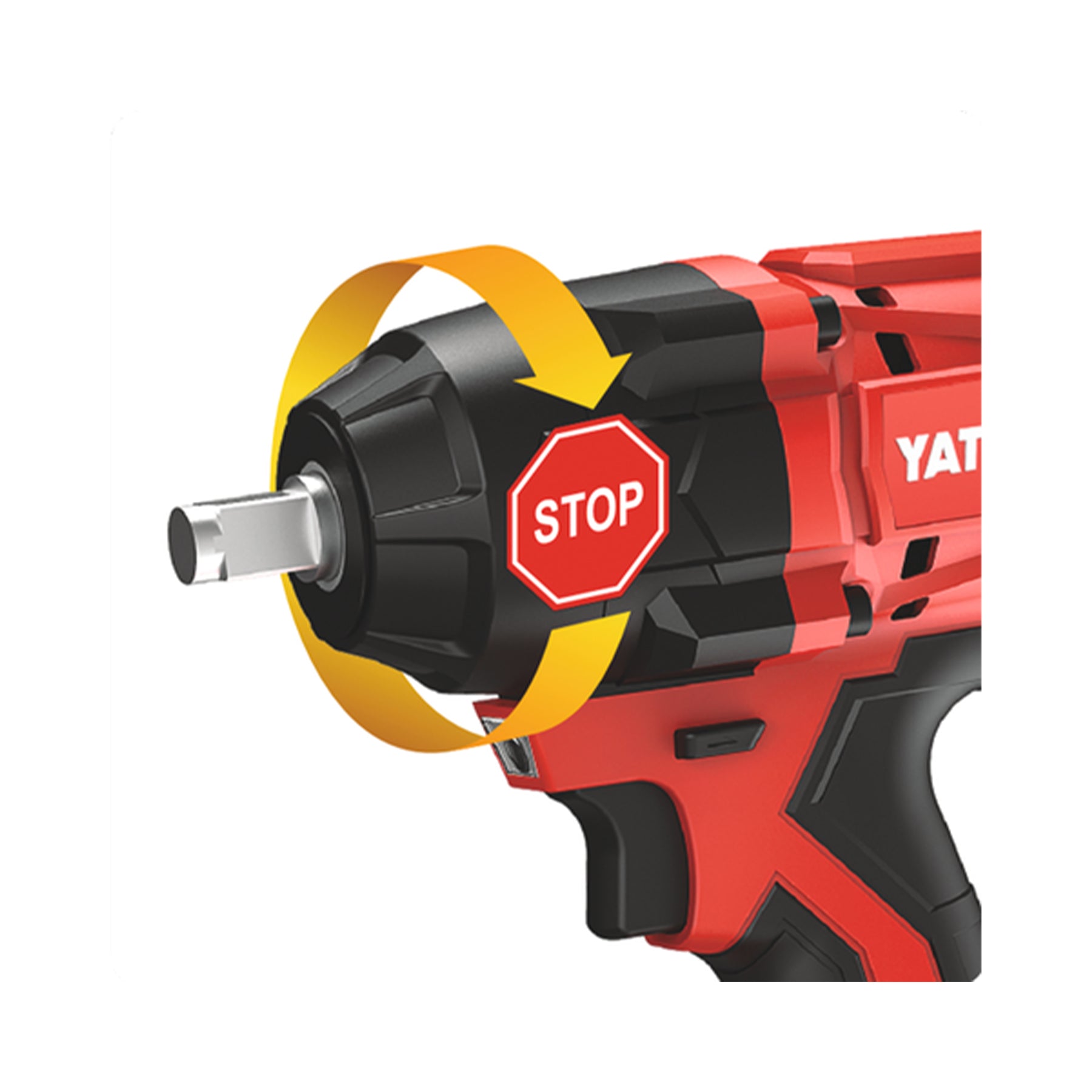 Yato 18V 1/2" 850Nm B/L Impact Wrench (2X4Amp+Charger) YT-8277935