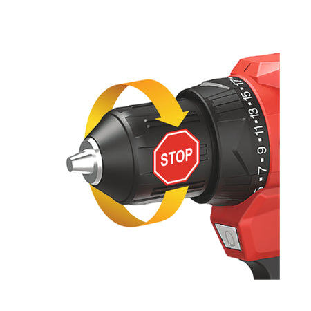 Yato 18V 45N B/L Drill (2X2Amp+Charger) YT-8277905