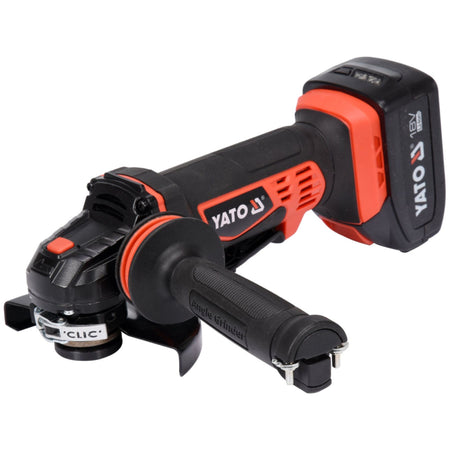 Yato angle grinder on a white background