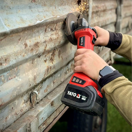 Yato 18V B/L Angle Grinder 125Mm (1X4Amp+Charger) YT-828294