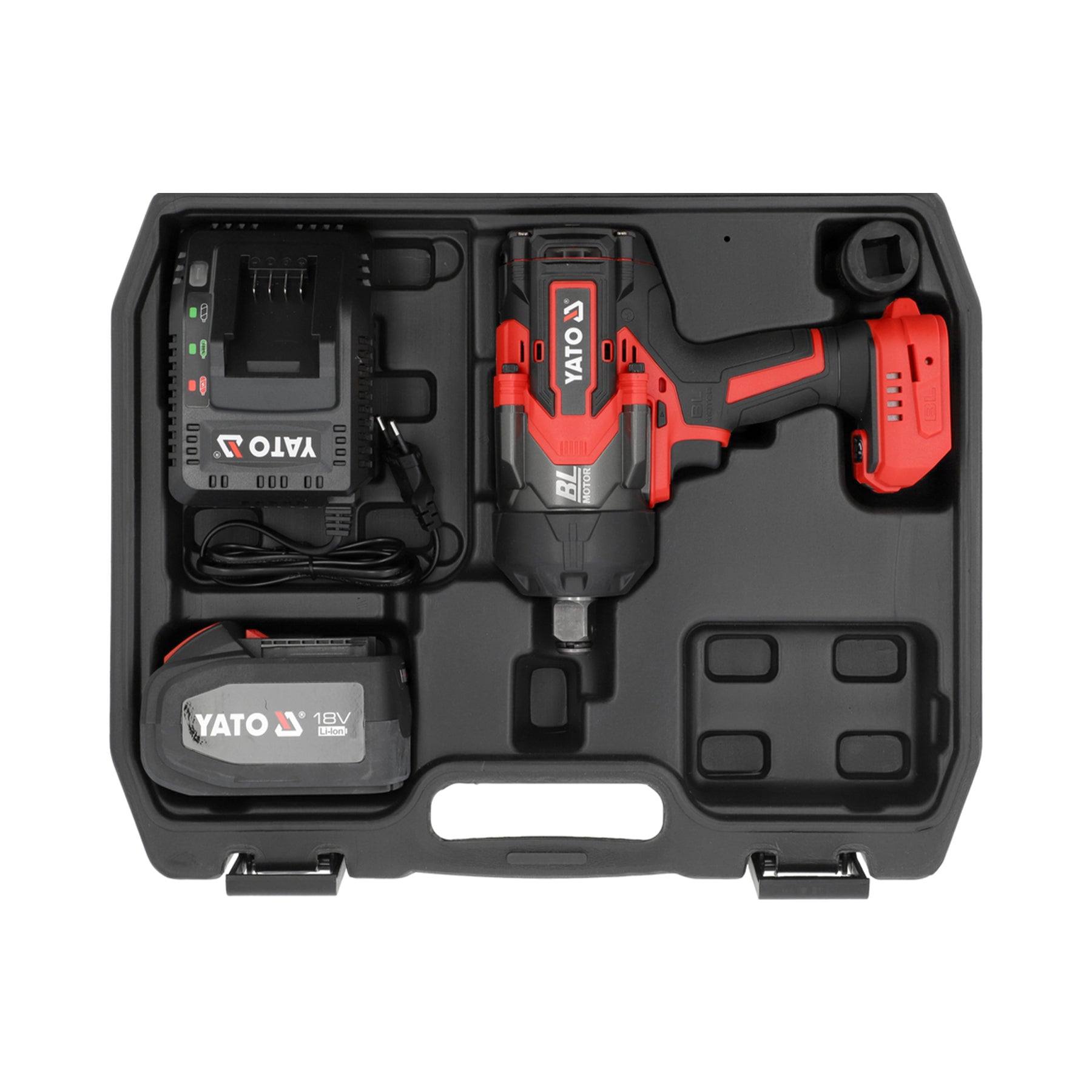 Yato 18V B/L Impact Wrench 3/4'' 2400Nm (1X6Amp+Charger) YT-828073