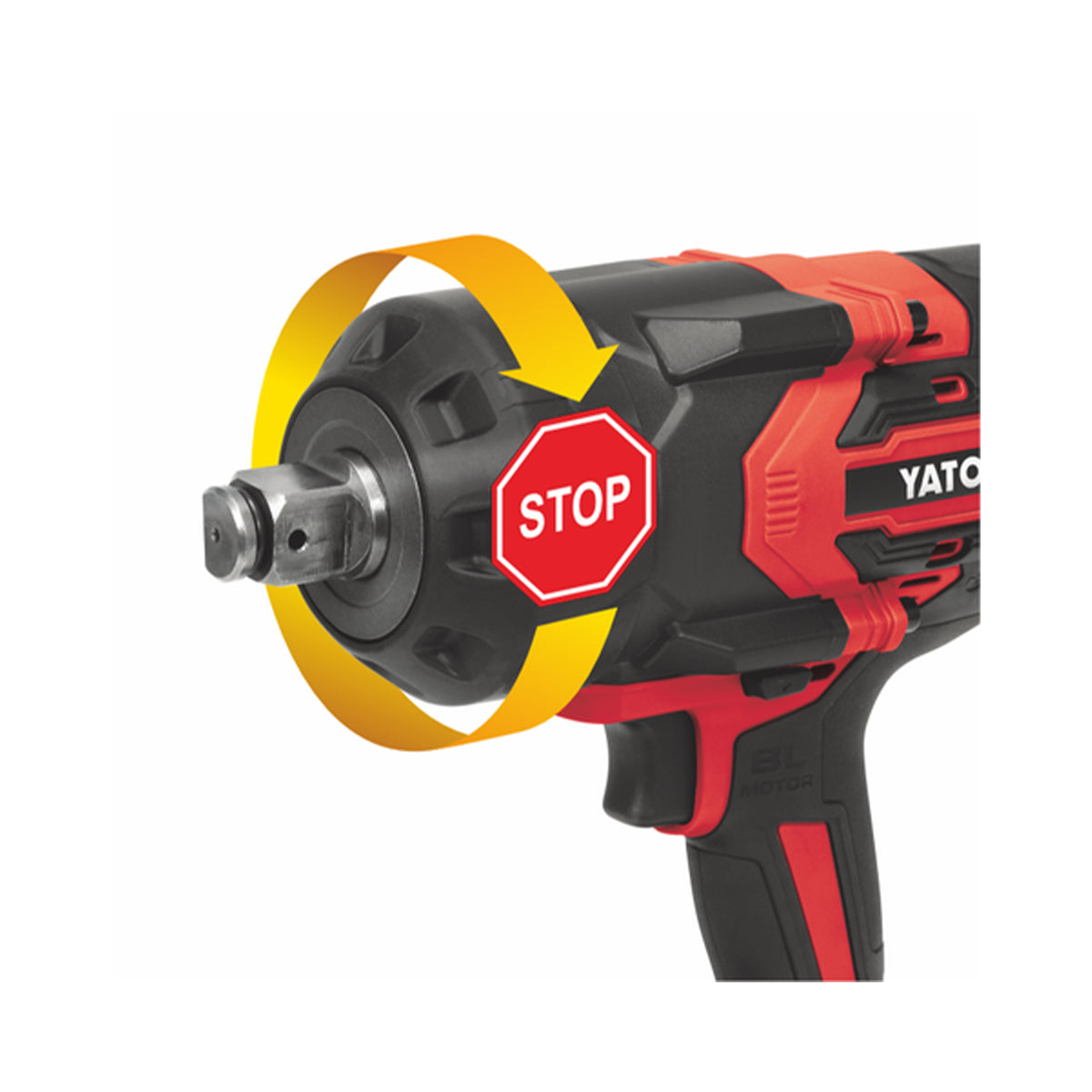 Yato 18V B/L Impact Wrench 3/4'' 2400Nm (1X6Amp+Charger) YT-828073