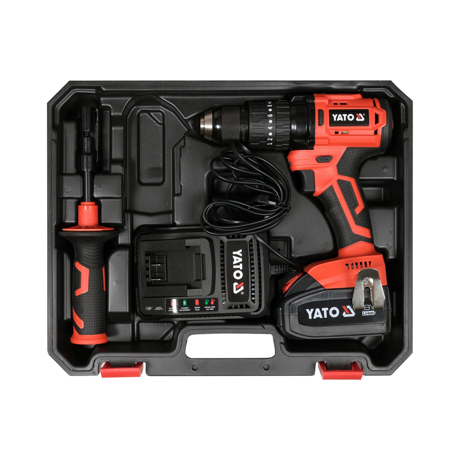 Yato 18V Impact Drill Driver (75Nm 3.0Ahx Bl) YT-82790