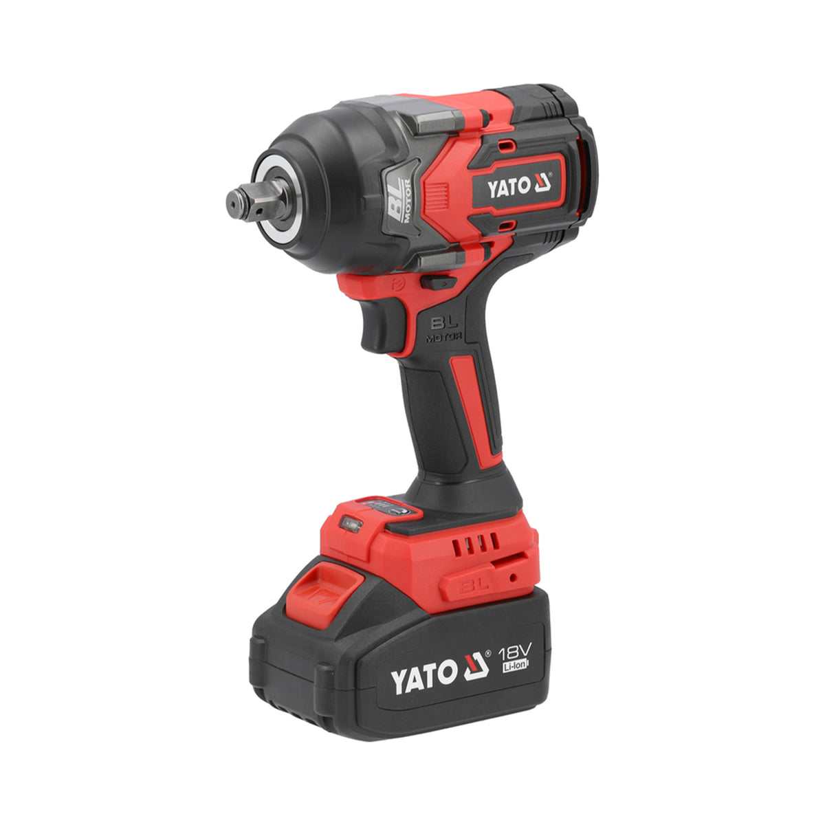 Yato 18V Impact Wrench 1/2'' 1200nm (1X4Amp Battery+Charger) YT-828071