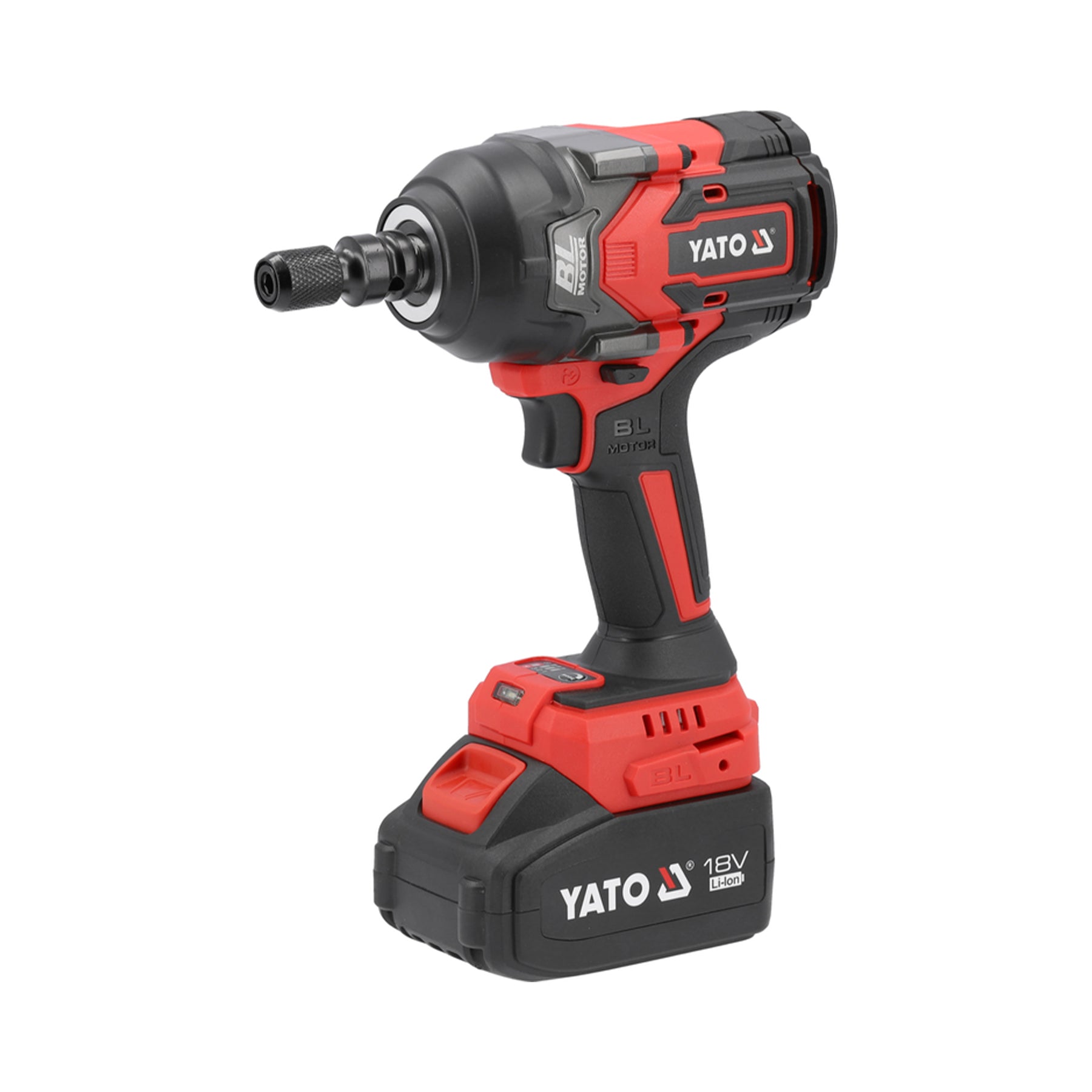 Yato 18V Impact Wrench 1/2'' 1200nm (1X4Amp Battery+Charger) YT-828071