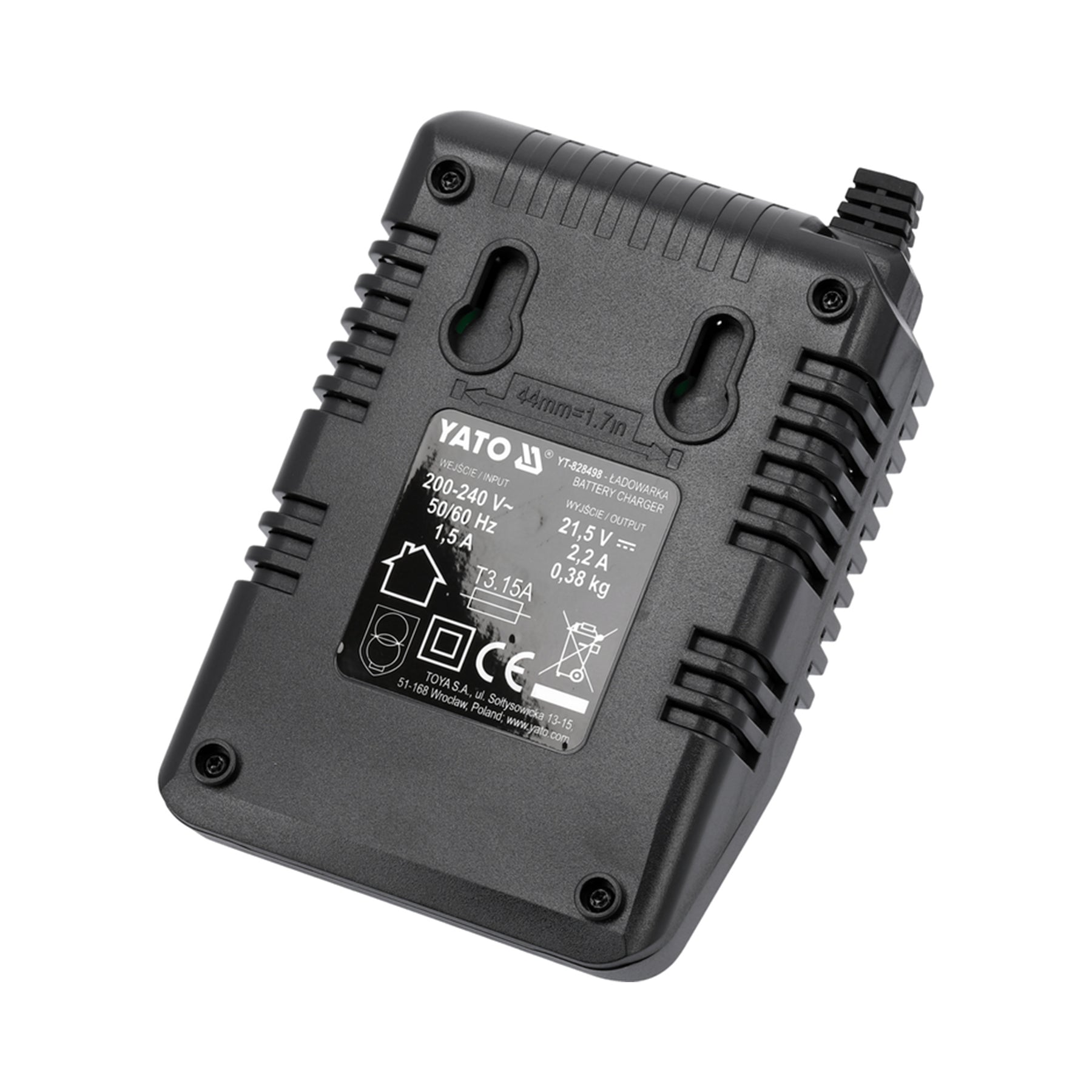 Yato 18V Quick Charger 2.2A YT-828498Bs