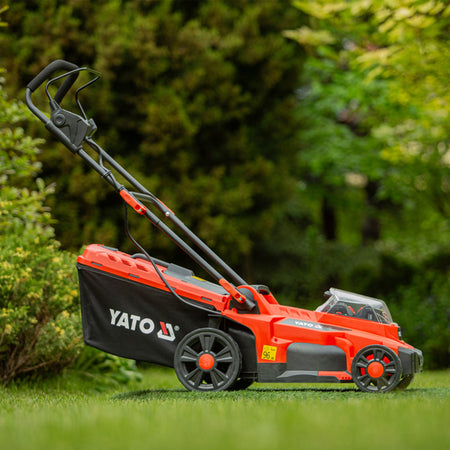 Yato 2X18V Lawn Mower (2X4Amp+Charger) YT-85222
