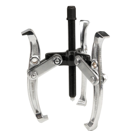 Metallic ratcheting tool on a white background