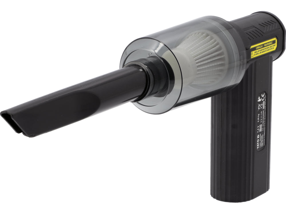 Black and gray handheld tool on a white background